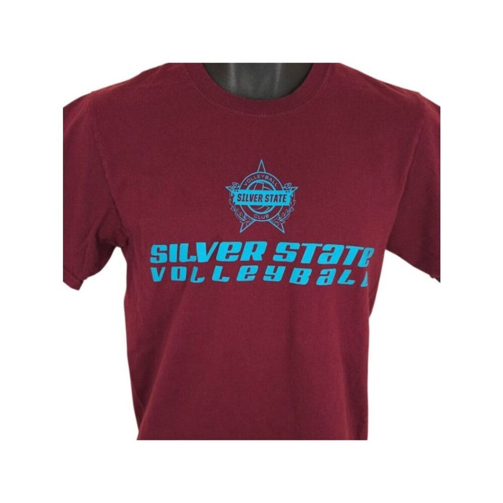 Silver State Volleyball Club T Shirt Mens Size Small Red Reno Nevada